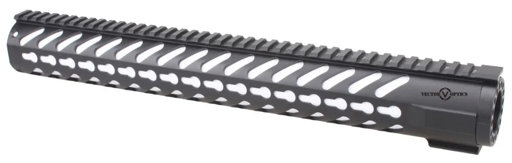 Векторная Оптика Тактический KeyMod 16,5 дюймов поплавок Handguard Пикатинни Крепление подходит. 223 AR15 M4 M16 черный или OD зеленый цвет