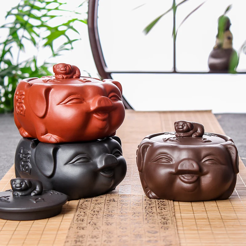 Декоративная скульптура Yixing Zisha пепельница для чайных игр домашних животных