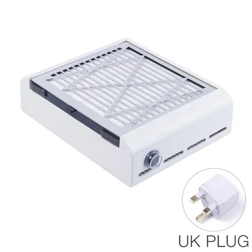 UK Plug Makarttt гвоздь всасывающий пылесборник не проливающийся фильтр 40 Вт сильная мощность E0871 - Цвет: UK Plug