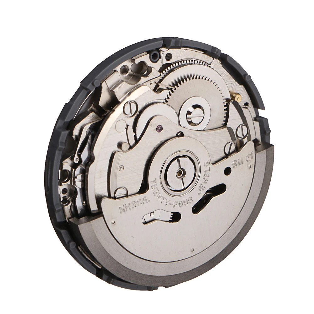 

Watch Movement Fully Automatic High Accuracy Mechanical Movement For Wristwatch Winding NH35 NH36 Watch Movement Day Date Set