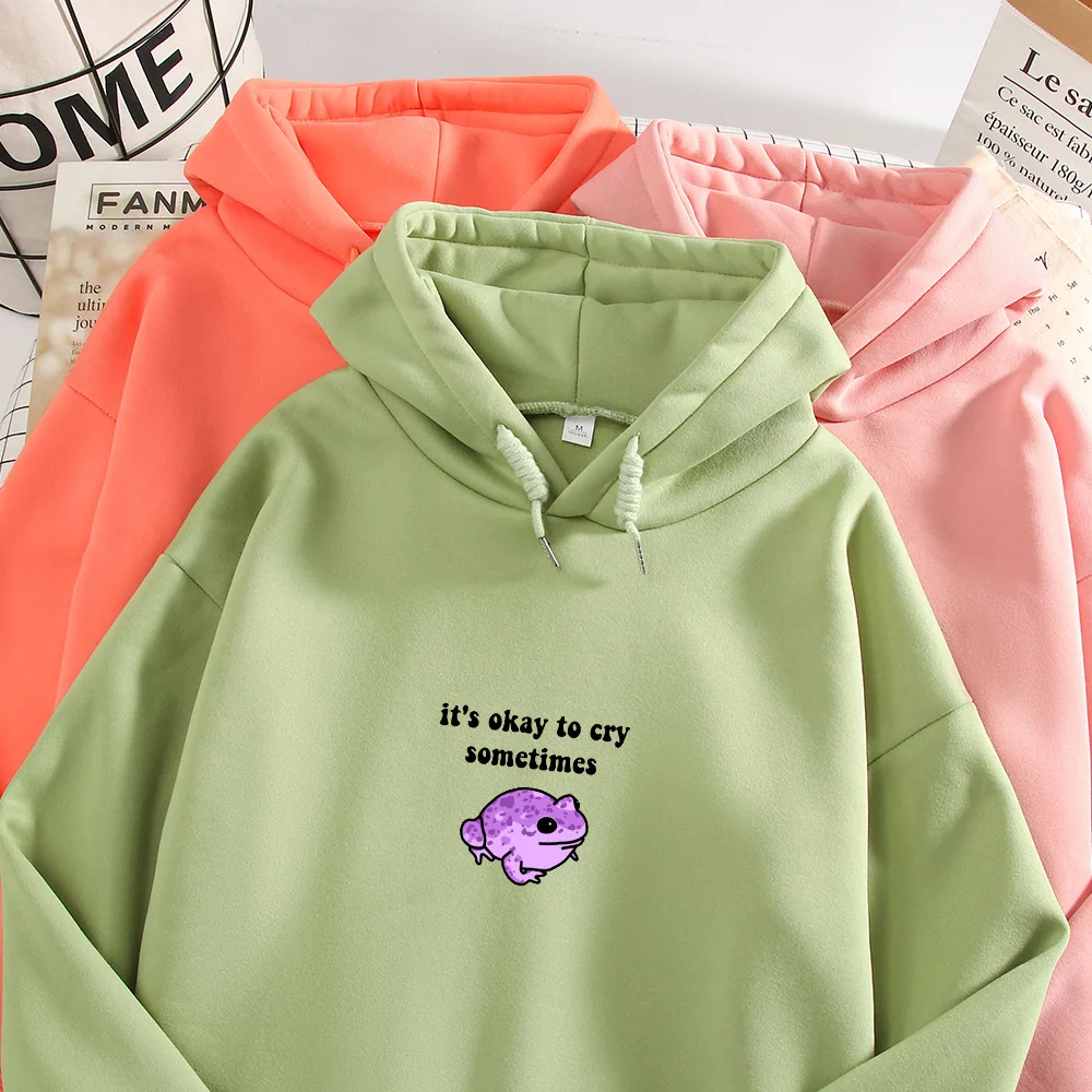 Sweatshirt Grunge Graphic Punk Harajuku Goth Clothing Unisex Drawstring Hoodie Thick Hoodies Men Sweetshirts Fashion Letter Frog