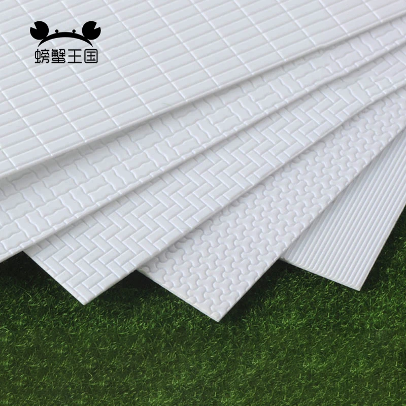 Листы АБС-пластика 21 5*30 см для архитектурной строительной модели Ландшафтная