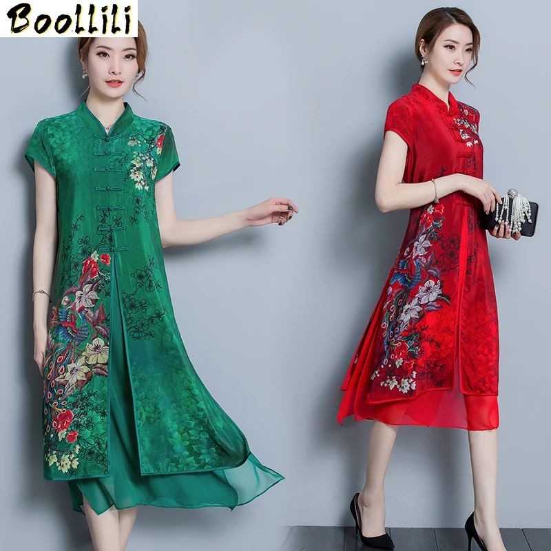 Boollili летнее платье больших размеров платья для женщин Цветочное винтажное миди