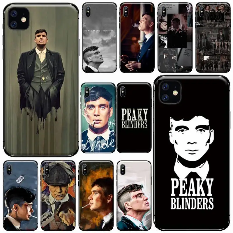 

Peaky Blinders Thomas Shelby TV Phone Case for iPhone 11 12 pro XS MAX 8 7 6 6S Plus X 5S SE 2020 XR Soft silicone cover