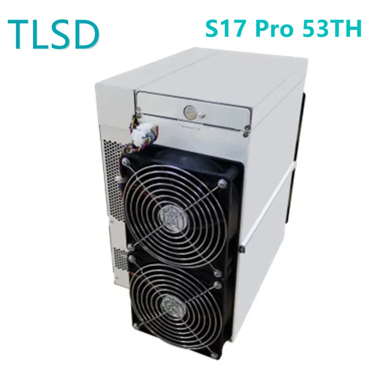 

TLSD Used Bitcoin Antminer S17 Pro 53TH With Original Power Supply