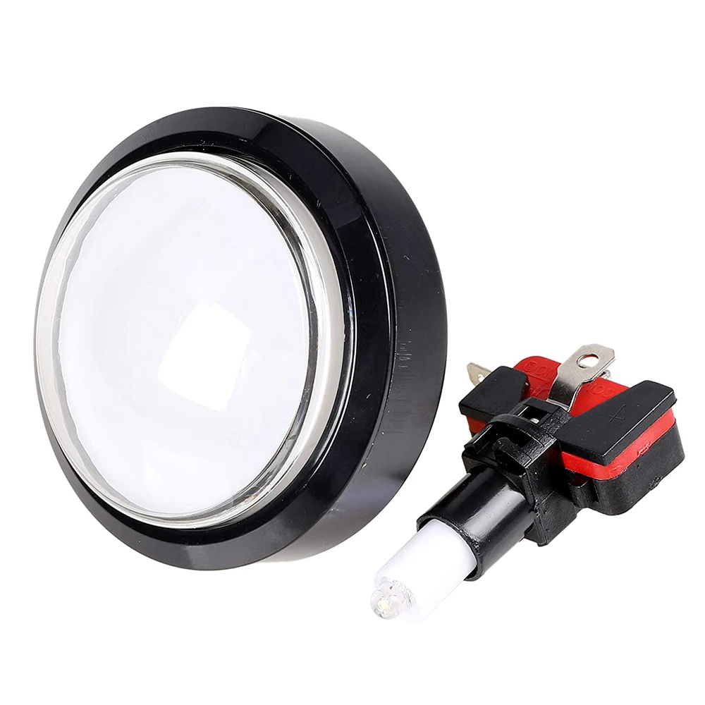 5x Новые 60 мм светодиодные кнопки с подсветкой в форме купола для аркадных игр