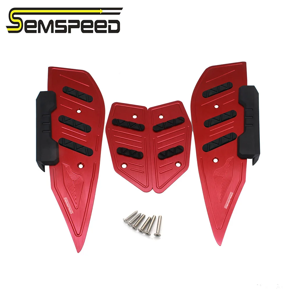 

SEMSPEED Motorcycle X MAX 2017-2020 Accessories CNC Footrest Footpads Foot Pegs Pedals Plate Pads For Yamaha XMAX300 400 125 250