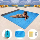 2*2,1 м коврик, пляжное одеяло, водонепроницаемый складной коврик для кемпинга, песочный коврик, Открытый коврик для пикника, портативный матрас, пляжное полотенце, одеяло