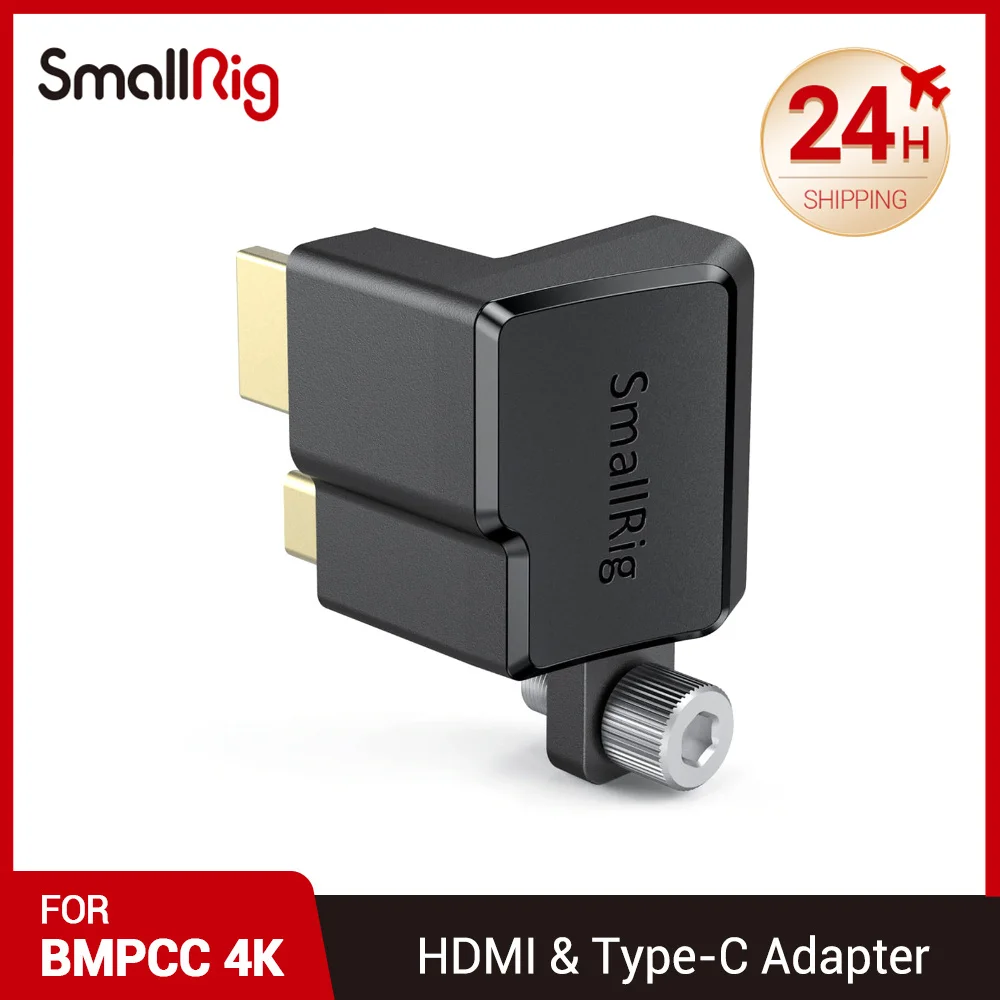 

Прямоугольный адаптер SmallRig Type-C для камеры BMPCC 4K, клетка, зажим для камеры DSLR 2700