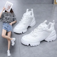 2021 new mesh dad shoes womens thick bottom fashion white shoe store to strengthen sports womens shoessports womens shoes