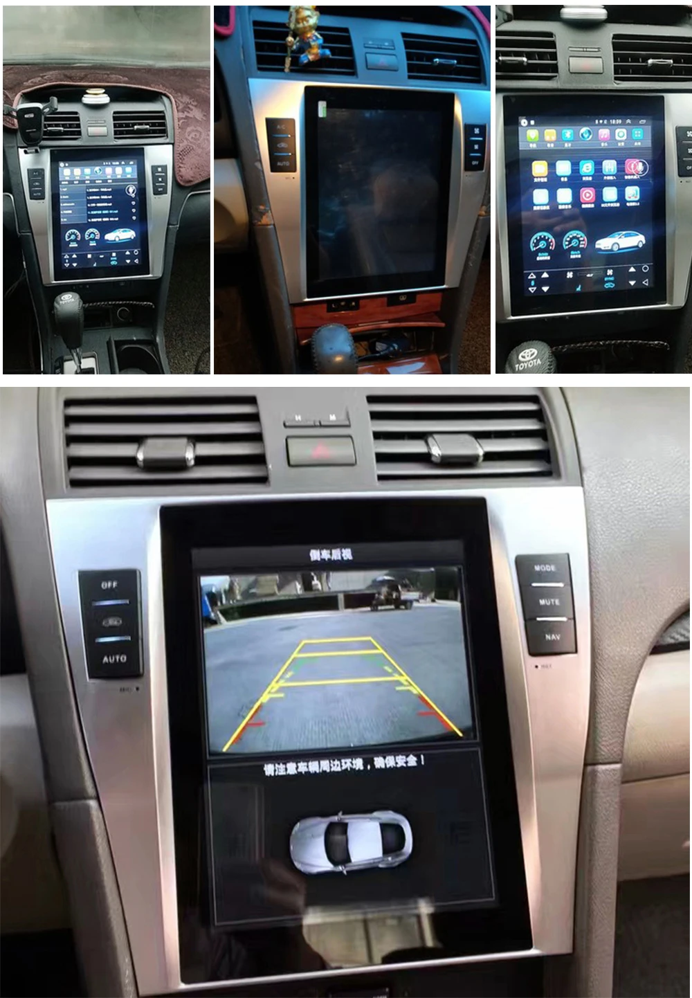 Автомобильный мультимедийный плеер стерео gps DVD радио навигация NAVI Android экран для Toyota Camry XV40 2006 2007 2008 2009 2010 2011