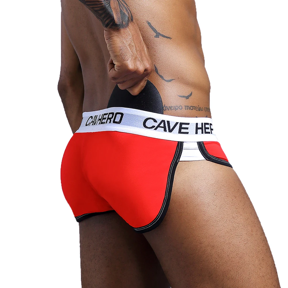 

2021 Sexy Underwear Boxers for Men Cotton Casual Breathable Male Underpants Loose Fashion Spandex Soft Waist Gay Panties Briefs