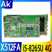akemy for asus vivobook 15 x512fa x512f f512fa a512f laotop mainboard x512fa motherboard w i5 8265u 4gb ram