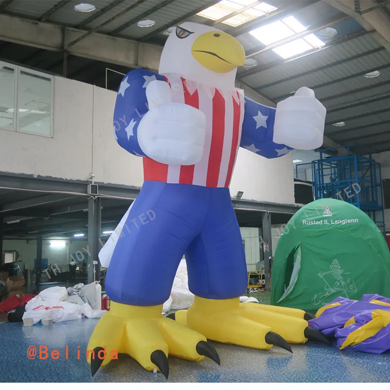 Бесплатная доставка Гигантский 6mH надувной американский Орел США орел