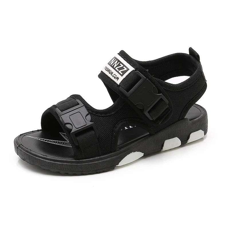Bekamille Kid Shoes Children Boy Baby Child Buckle Non-Slip Soft Bottom Sandals Beach Simple Leisure Travel | Детская одежда и