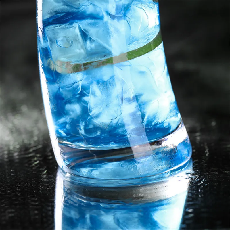 Забавная стеклянная чашка парусник прозрачная винная питьевые бокалы