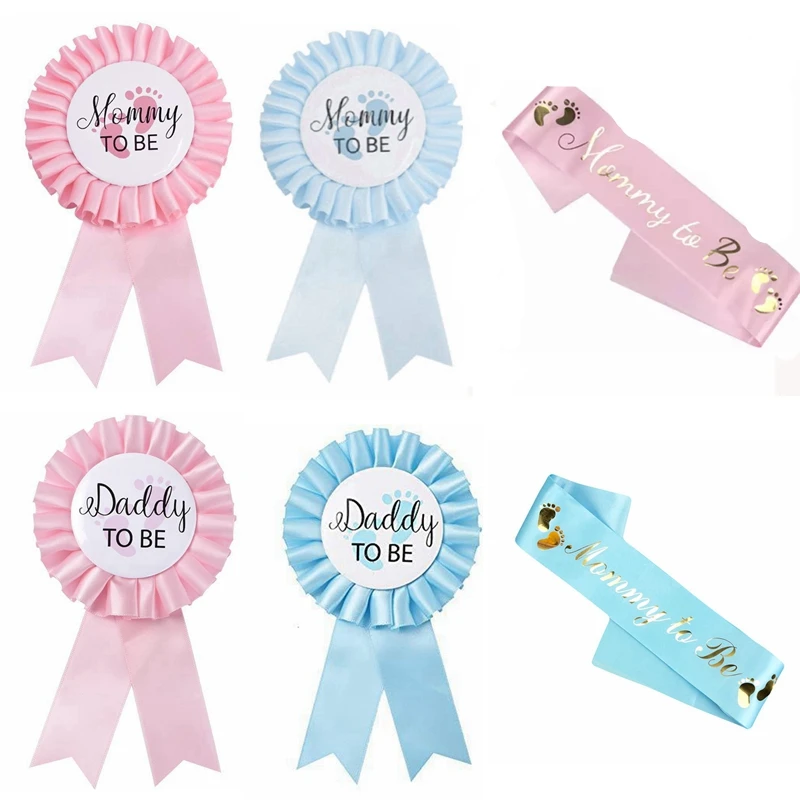 Наплечный значок с надписью Baby Shower для мальчиков и девочек | Дом сад