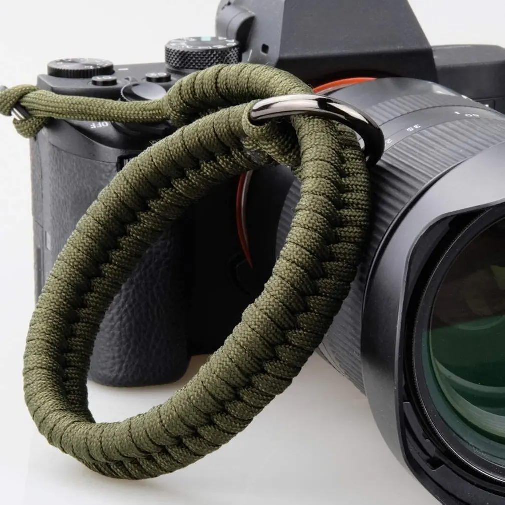 

1pc Adjustable Strong Camera Adjustable Wrist Lanyard Strap Grip Weave Cord for Para Cord DSLR
