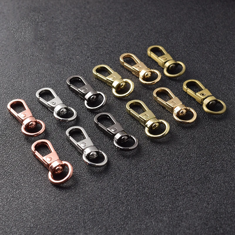 Meetee 10/20 шт 8*31 мм металлический брелок пряжки сумка аппаратные аксессуары зажим