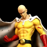 anime collectible figure one punch man height 43cm mr saitama cool pvc action figure toys kid gift boy toy pop fig toy box