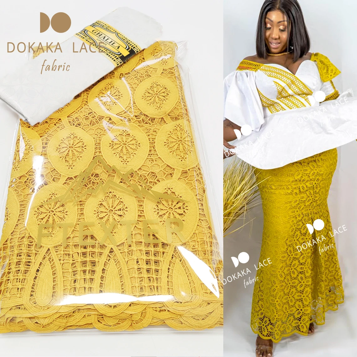 2.5+2.5 Yards 2022 Latest African Lace High Quality Basin Riche With Swiss Voile For Nigerian Wedding Dresses Sewing - купить по