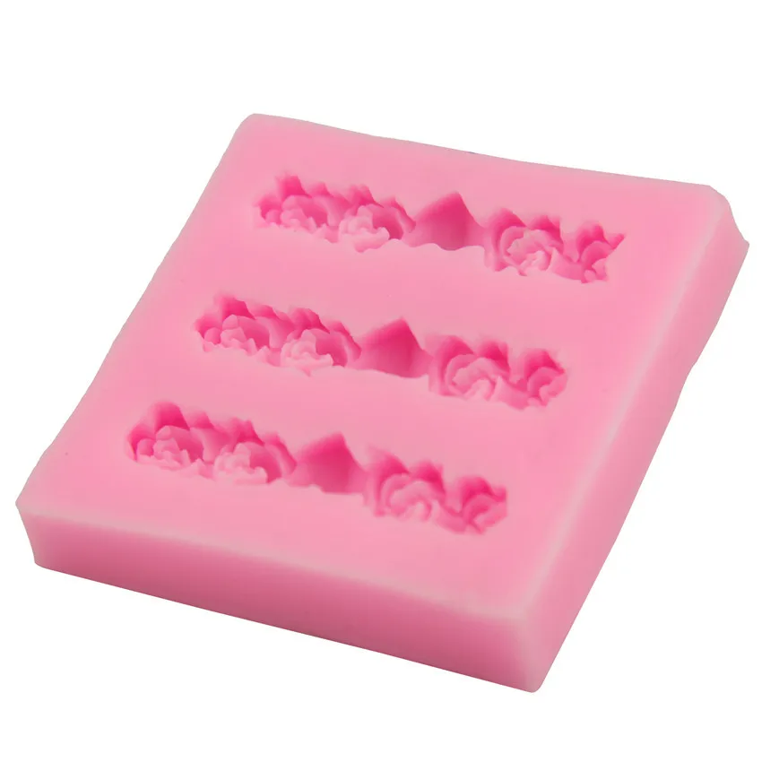 Прямая Заводская цена Любовь цветок Форма для торта DIY силиконовые мягкие