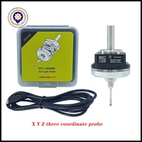 cnc 2022 latest v5 anti roll 3d touch probe edge finder to find the center desktop cnc probe compatible with mach3 and grbl