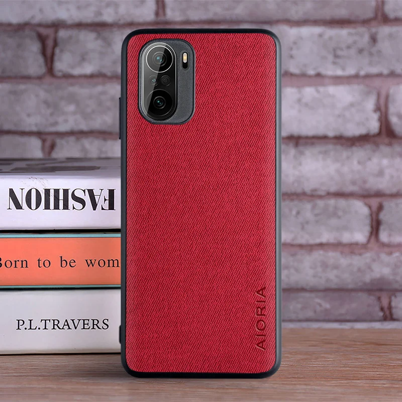 case for xiaomi poco f3 pro 5g nfc coque luxury textile leather skin soft hard phone cover for xiaomi poco f3 case funda capa free global shipping