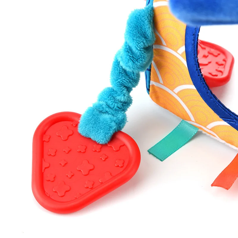 

Plush Rattles Toy Soft Baby Toy Teether Infant Toy eco-friendly Stroller Hanging Toy early Educational Activity Cube