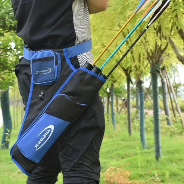 Стрельба из лука охотничьи стрелы Quiver 3 трубки регулируемый ремень для задней