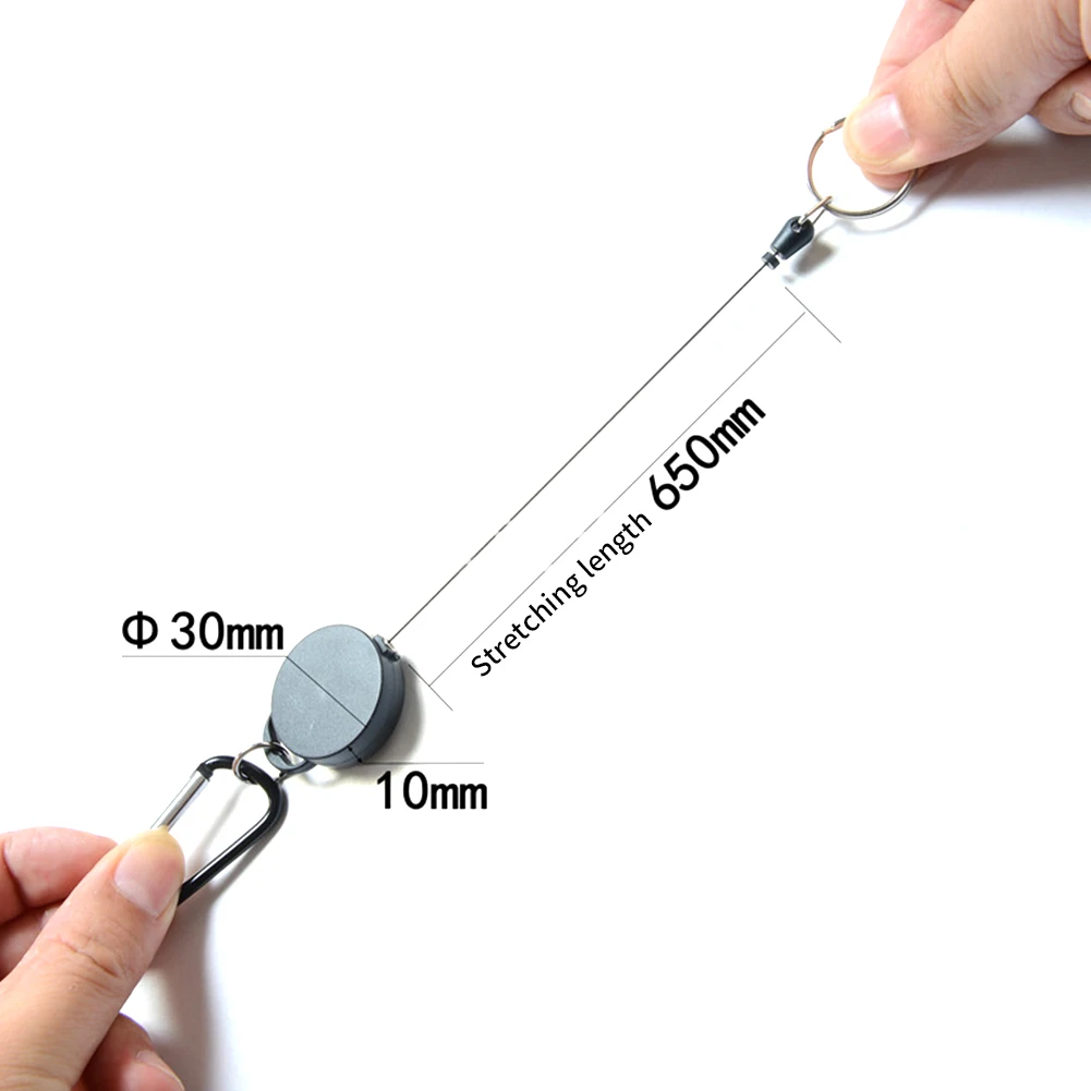 

Выдвижной брелок для кемпинга, износостойкий, из цинкового сплава