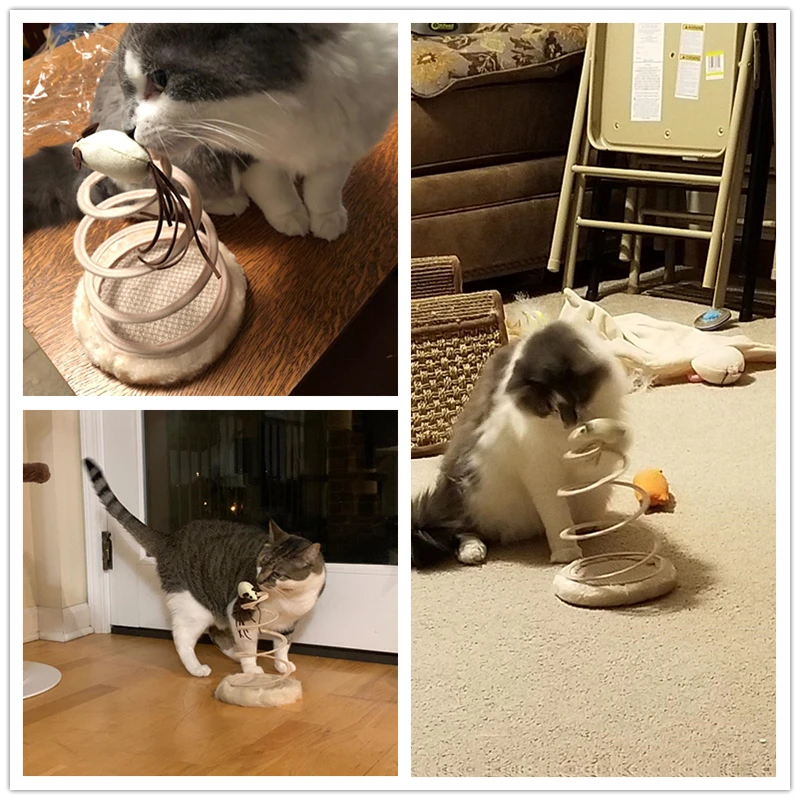 Складная игрушка котята MESNUG складная вращающаяся веселая из нержавеющей