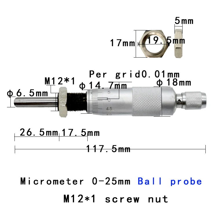 

Микроскопическая головка LIANYU 0-6.5/0-13/0-25 мм