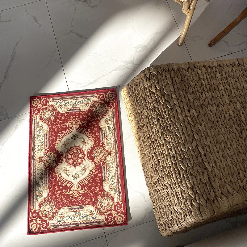 

400mm*600mm Retro Persian Style Carpet Classical Home Living Room Bedroom Printing Carpet