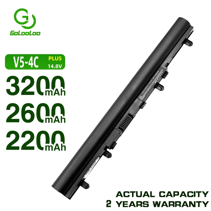 

Golooloo Laptop BLACK Battery for ACER Aspire V5-571 V5-571P V5-571PG AL12A32 V5 V5-571G V5-471 V5-471G V5-471P V5-531 V5-551
