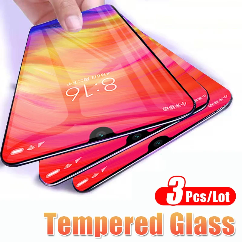 3 шт./лот закаленное стекло для экрана для Xiaomi Redmi 7a 6 Pro 5 Plus Note 6 5 7 Pro 4x 4A Защитная стеклянная пленка