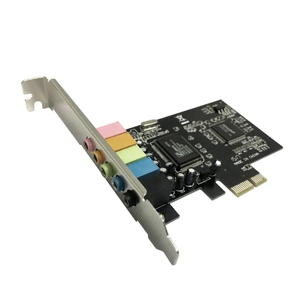 PCI-E PCI Express 6 Каналов 5 1 CMI8738 Аудио Звуковая карта ПК компьютер совместимый для Windows