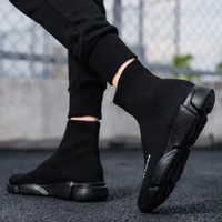 summer black socks sneakers men slip on sports shoes man flats fashion unisex breathable 2022 adult casual women shoe large size