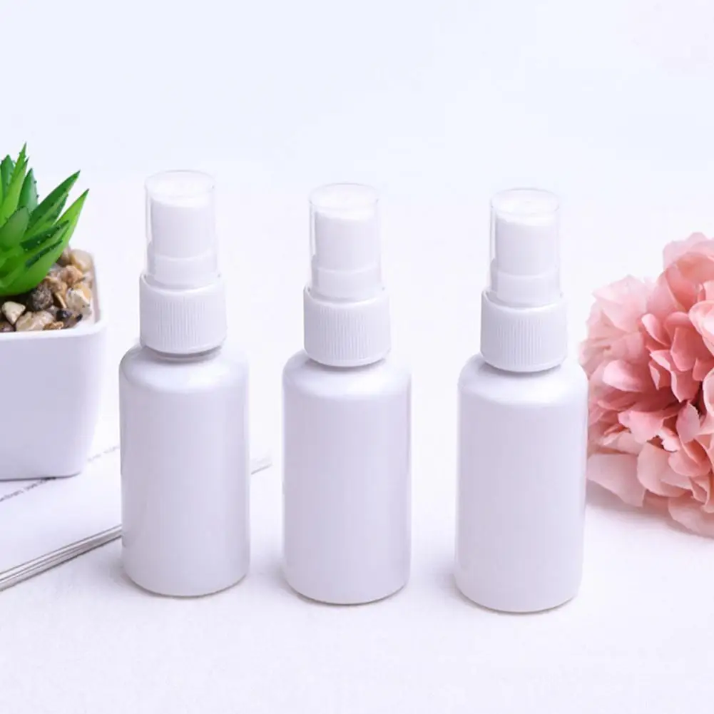 

Дорожные белые пластиковые пустые бутылки-распылители, портативная бутылка из полипропилена для духов, пустые 30/50/60 мл/100 мл/150 мл/250 мл