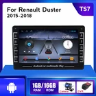 Автомагнитола 2 Din, мультимедийный видеоплеер IPS 1280*720 на Android для Renault Duster 2015-2018, GPS-навигация, SWC, стерео