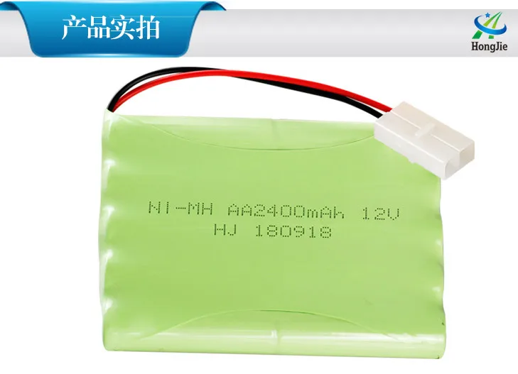 Никель металлогидридная аккумуляторная батарея 12 В 2400 мАч никель 10x Размер AA для