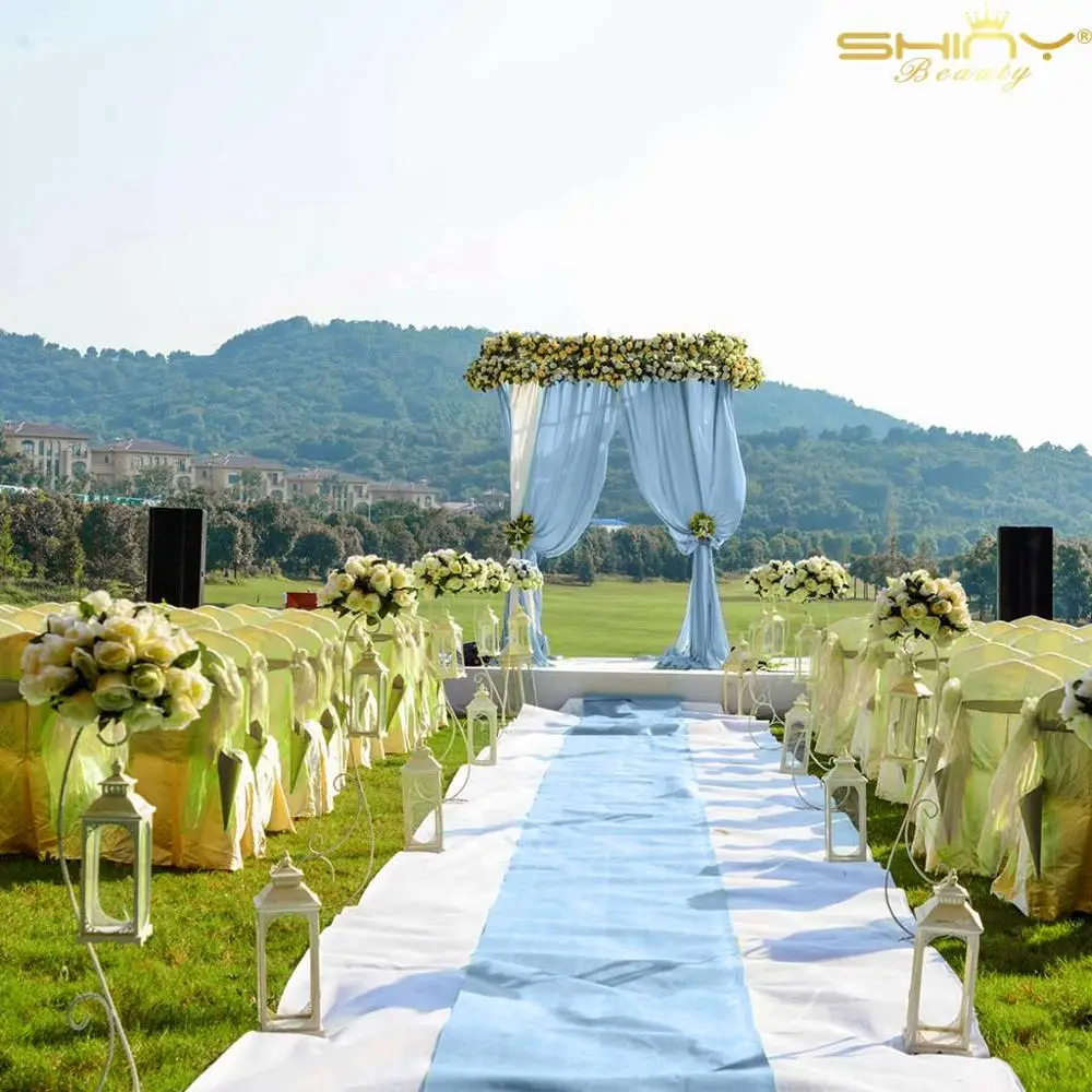 Светильник синий фон для детского душа занавеска тюль 29x108 дюймов новые шифоновые