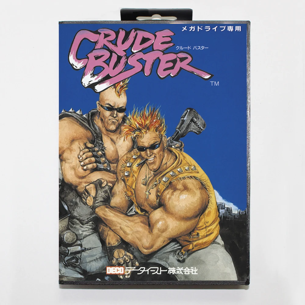 

Crude Buster 16bit MD Game Card For Sega Mega Drive/ Genesis with Retail Box