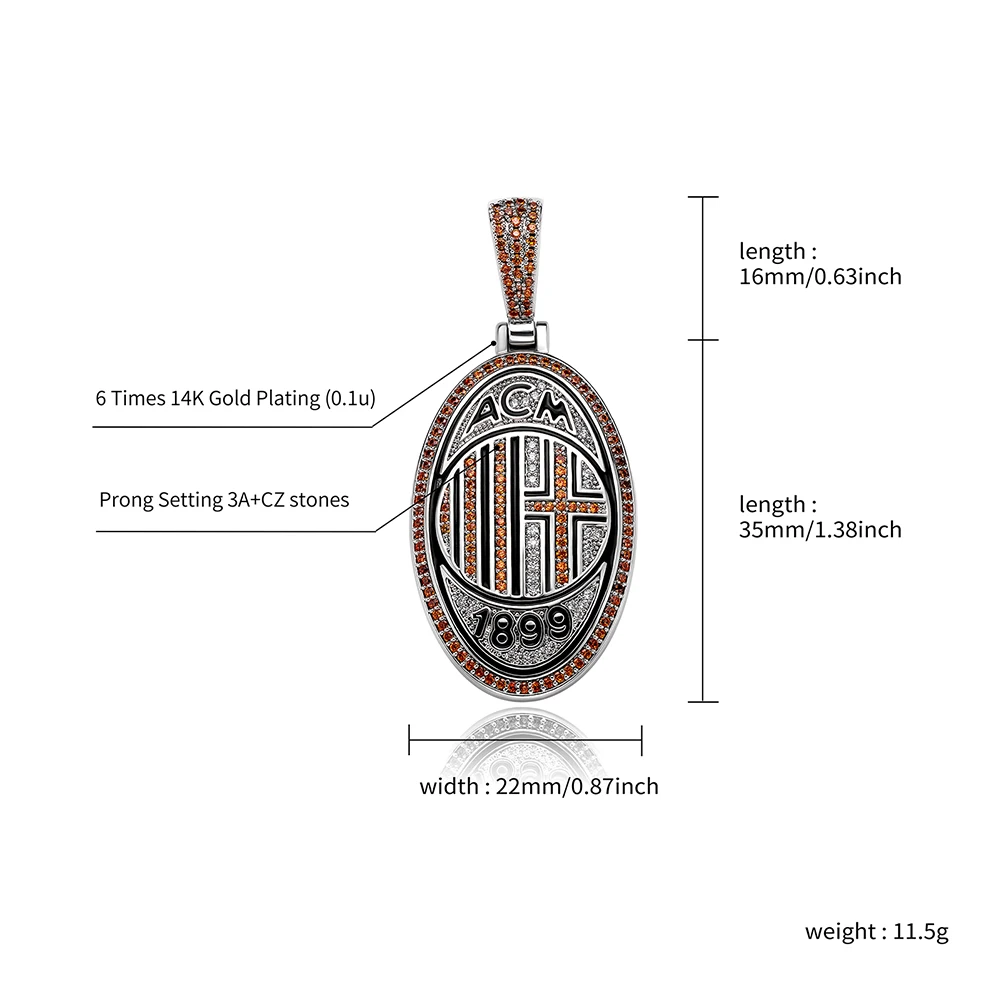 OYOGAA Высокое качество сверкающий кубический цирконий Геометрия масляная капля