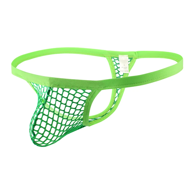 Трусы-стринги мужские прозрачные эротические T-образные с низкой посадкой