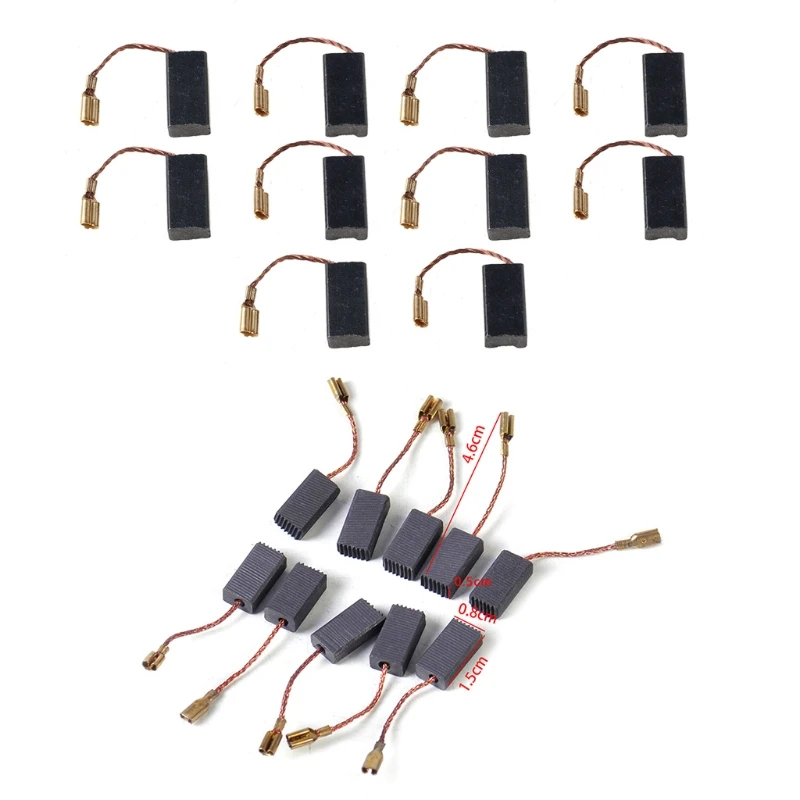 

Сменные угольные щетки 10 шт., подходят для BOSCH GWS 580 GWS 850 C GWS 7-115 GWS