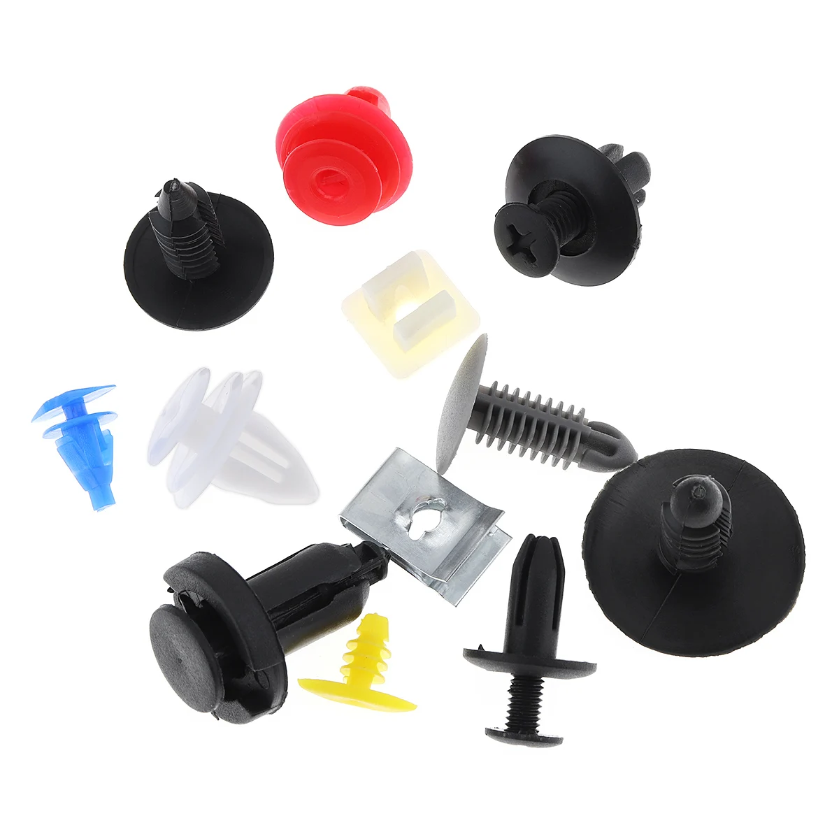 100 шт. 12 видов портативный универсальный пластик + металлический бампер для