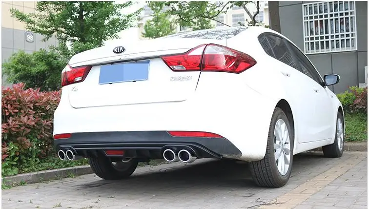 Для Kia Forte K3 ABS задний бампер диффузор защитные бамперы для 2016 2018 Боди Комплект