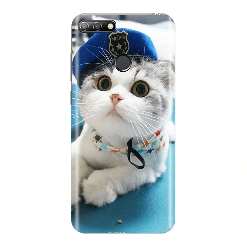 Чехол для huawei Y9 2018 задняя крышка силиконовый чехол с милым мультяшным аниме Hoesje