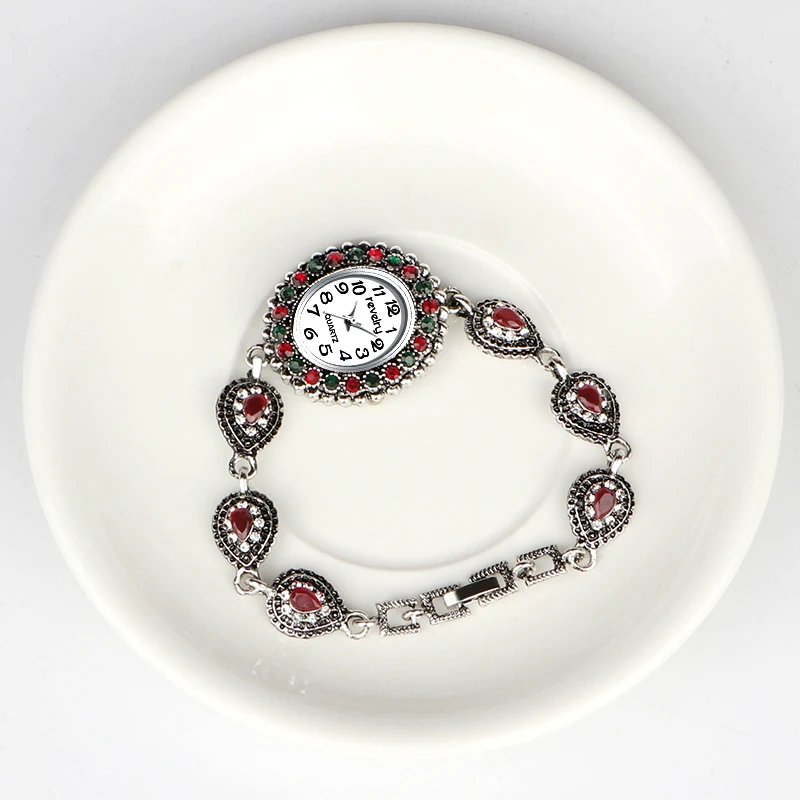 Часы наручные женские кварцевые модные роскошные старинные серебристые подарок